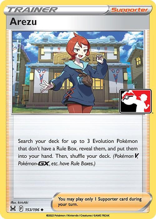 Lost Origin Arezu [Prize-Pack] Pokémon card